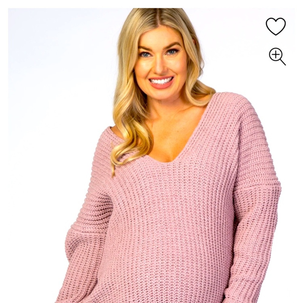 Oversized PinkBlush Sweater